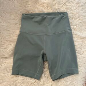 High waisted Align biker shorts